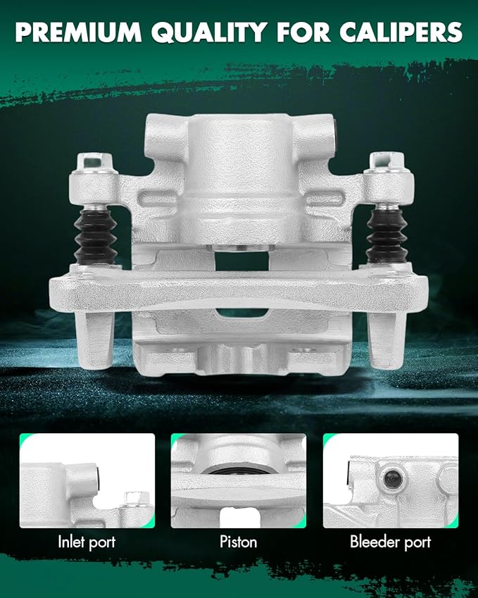SCITOO 18B5105 18B5104 Rear Left & Right Brake Calipers w/Bracket For Chrysler For 200/For Sebring,For Dodge For Avenger/For Caliber,For Jeep For Compass/For Patriot,For Mitsubishi For Lancer