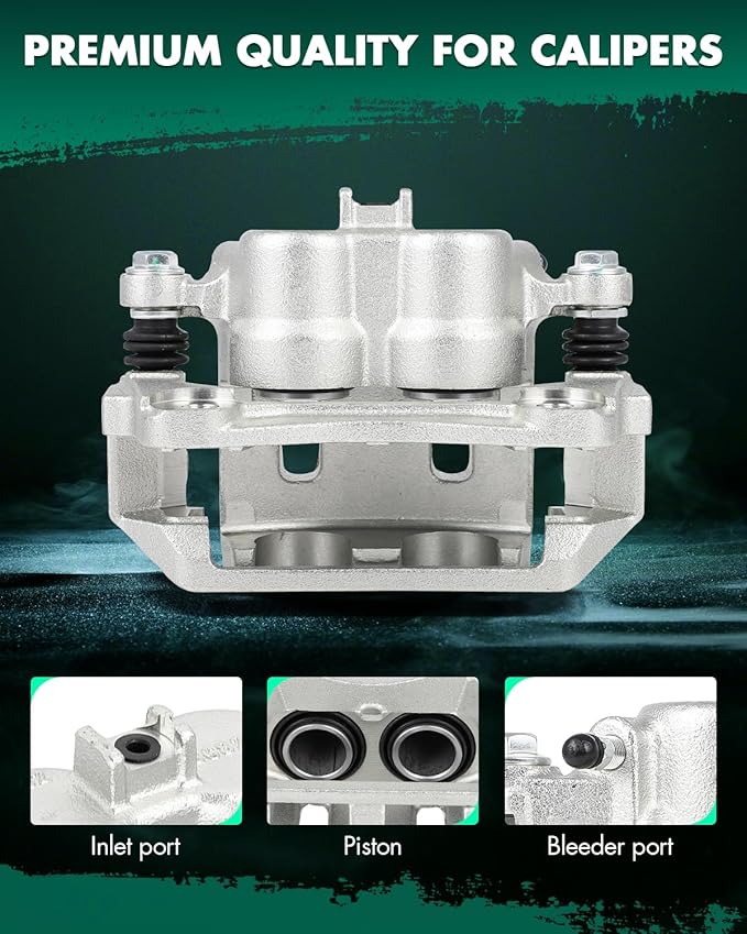 SCITOO Front Right Brake Caliper With Bracket 19B3103 Compatible For Acura TL 2009-2014, For Acura TLX 2015-2018, For Honda Ridgeline 2006-2014