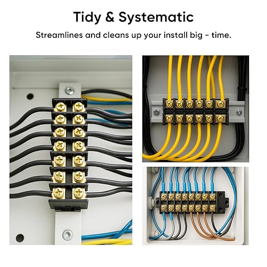 Terminal Block 2 Wrapped 3 Circuits 30A 450v Double-Row Screw terminals and 12 Pieces Connectors