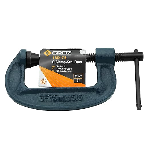 Groz 35800 3" Ductile C-Clamp