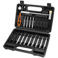 HORUSDY 22-Piece Durable Punch and Hammer Set, Steel Roll Pin Punch Set, Punch Tool Kit with Replaceable Face Hammer for Maintenance, with Organizer Storage Box