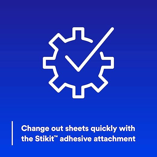 3M Stikit Blue Abrasive Sheet Roll, 36225, No Hole, 2-3/4 in x 45 yd, 320+ Grade, Automotive Sanding Roll Sandpaper for Coating Removal, Body Repair, Auto Sanding