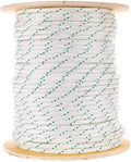 Rope and Cord Double Braid Pulling Rope – Super Strong Composite Rope with Built-in Pulling Eyes (3/8" | 600' Spool)