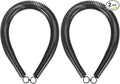 HARFINGTON 2pcs PVC Spring Tube Bender 21mm OD 420mm Long B Type Conduit Pipe Bender Bending Spring for Pipe Bending Devices in Home Hydropower, Black