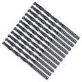 Drill Bit, 3.9mm Cutting Diameter, 4241 HSS Nitriding Black 118° Cutting Angle Versatile Jobber Bits - (Applications: for Drilling Plastic Wood Soft Metal), 12-Pieces