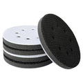 5 Pack 5 Inch Interface Pads 8 Holes, Orbital Sander Foam Pads Shock Absorption Cushion Buffer, Hook and Loop Foam Sanding Pads for Orbital Sander