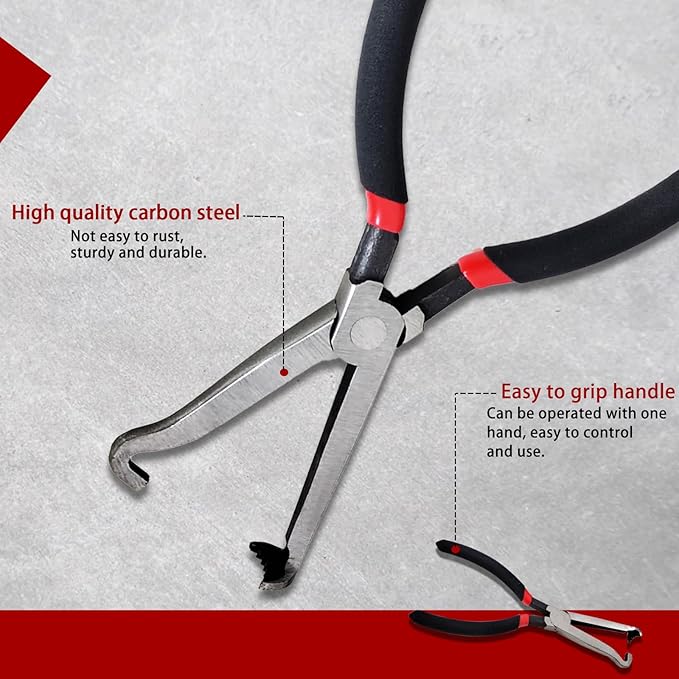 Upgraded Electrical Disconnect Pliers 37960,8 inch Automotive Tools,Electrical Connector Pliers for Cars,Easily Disconnect the Locking Push Tab Electrical Connector