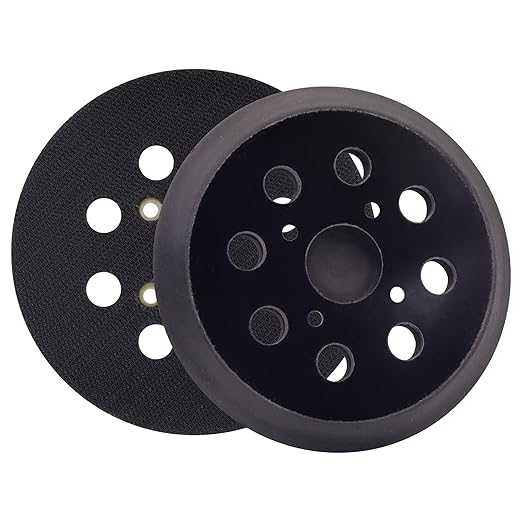 5-Inch Sander Replacement Pad, Universal Hook and Loop Orbital Sander Backing Pad Compatible with Craftsman 315112170,315112180,315279870 Random Orbital Sanders, 2-Pack
