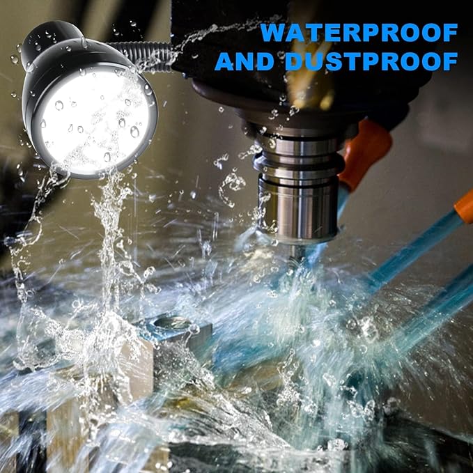 led work lights, IP65magnetic work light, 1200 lumen work lights for mechanics, magnetic base for milling machines, machine lights for workbenches and basements