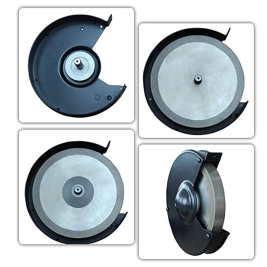 BUCKTOOL 180 Grit 8 Inch CBN Grinding Wheel, 1" Wide, 5/8" Arbor Cubic Boron Nitride Sharpening Wheel for Sharpening Wood-Turning Tools, Chisels, Hardcore and More