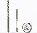 toolant 6-32 NC Tap and Die Set with #36 Drill Bit Combo for Threading