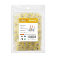 Kuject 250PCS Solder Seal Wire Connectors AWG 12-10, Yellow Solder Seal Heat Shrink Butt Connectors Terminals Solderstick Sleeve Waterproof Wire Splice Connector for Marine Boat Wire Joint