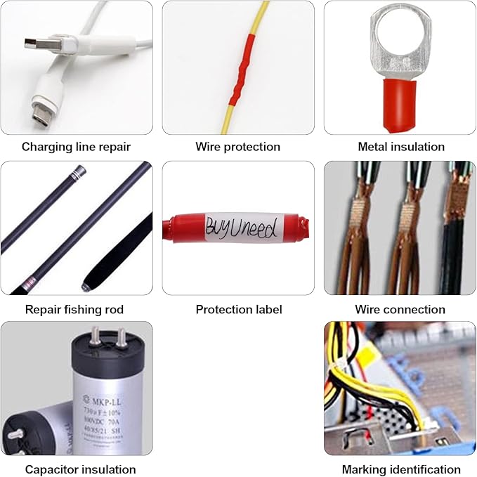 Heat Shrink Tubing 4:1 Dual Wall Adhesive Liner Wires Cable Wraps Connection Protection (Clear, 5/8"-18ft)