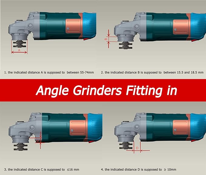 Dust Shroud for Angle Grinders,Universal 7-Inch Dt1902-180D