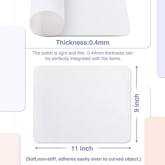 Canvas Repair Patch 9×11 Inch 3Pcs Waterproof Self-Adhesive Fabric Repair Patch for Tents,Boat Cover,Pop Up Canopy,Patio,Bags,Car Seats,Sofas,Furniture Cover (Beige)