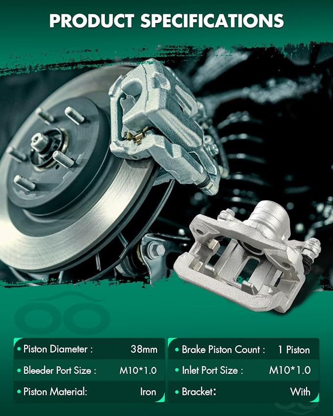 SCITOO 19B2994A 19B2995A Rear Left & Right Disc Brake Calipers Assembly w/Bracket For Nissan For Pathfinder 2005-2012