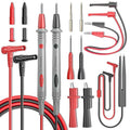 Goupchn Multimeter Test Leads Kit 13PCS Digital Electrical Testing Probes Set with Alligator Clips, Stackable Banana Plug to Hook Wires, Test Tweezers for Digital Electrical Testing