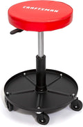 Craftsman CMXZSAJ93382 Adjustable Height Rolling Creeper Stool with Storage Tray