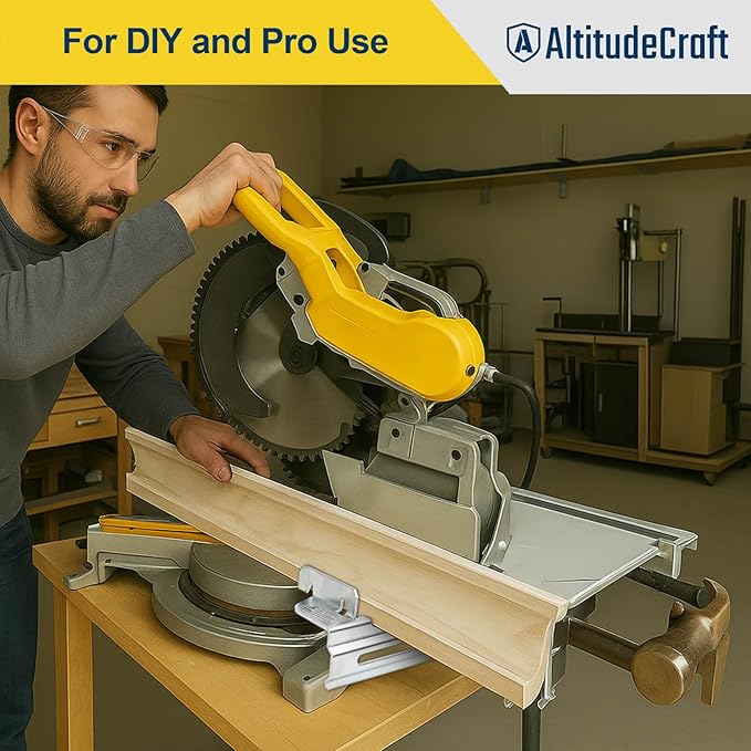 Miter Saw Crown Stops, Fits DW702, DW703, DW706, DW708, DW712, DW713, DW715, DW716, DW717, DW718, DWS780 – Woodworking Guide for Precise Cuts