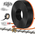 5W/FT 120V Pipe Heat Tape 80FT (3FT-200FT) - Freeze Protection Heating Cable for Metal/Plastic Water Pipes, Maintains Flow at -40°F