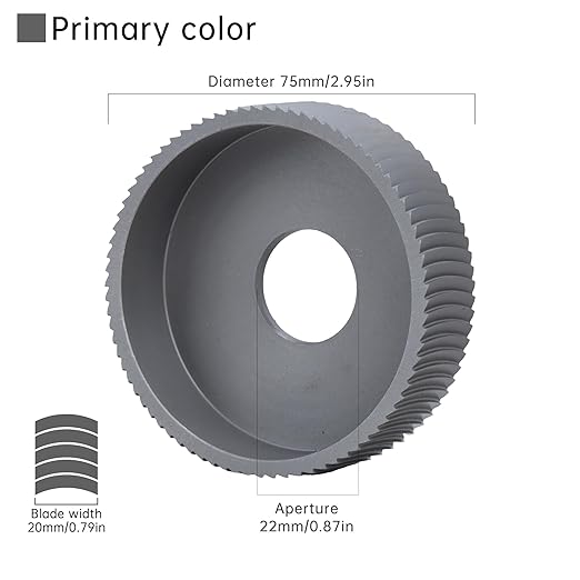 Angle Grinder Wood Carving Disc Set Milling Cutter Grinding disc, 4 and 1/2 Attachments with 5/8 inch Arbor, Cutting Wheel Can be Used for Wood, OPP, Soft Metal (Primary Color 75mm/22mm)