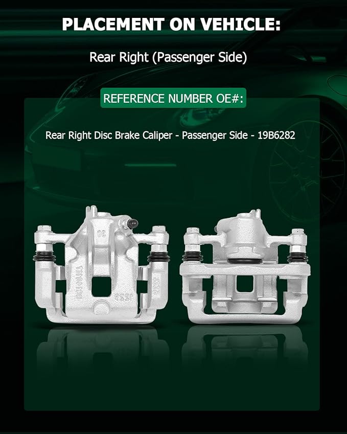 SCITOO Rear Right Brake Caliper With Bracket 19B6282 Compatible For Kia Soul 2010-2013