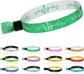 100 Pcs VIP Cloth Event Wristband, Disposable VIP Wristbands for Events, Colored VIP Wristbands Events,for Lightweight Concert,Club Entrance Wrist Strap Party Wristband Event (Color : Green)