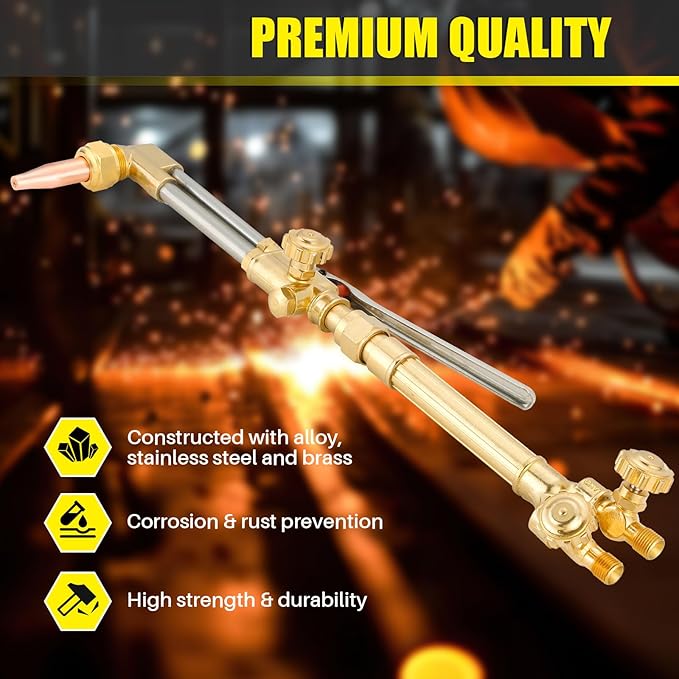 Victor Type Cutting Attachment Torch Handle Oxygen/Acetylene Cutting Welding Torch Heavy Duty