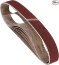 10 Pcs Sanding Belts 2 x 42 Inch 180 Grit Aluminum Oxide Abrasive Sandpaper for Belt Sander Metal Grinding Wood Working Weld Rust Removal