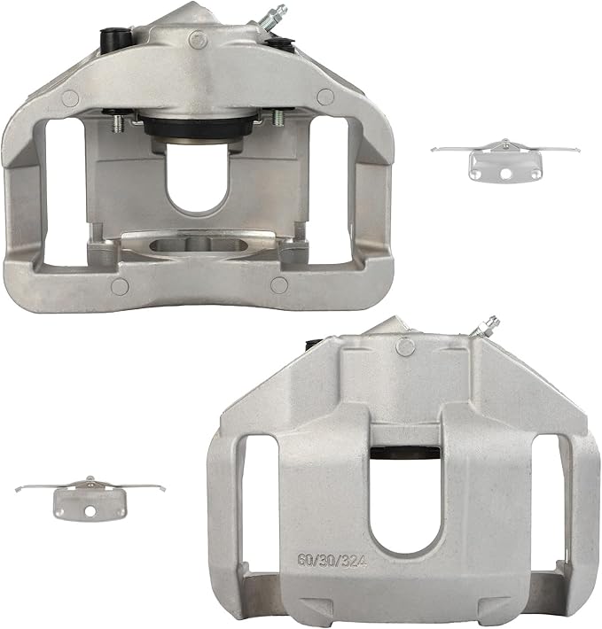 cciyu Front Left & Right Brake Calipers Assembly 192965 192964 2004 2005 2006 For BMW For 525i,2008 2009 2010 For BMW For 528i,2004 2005 2006 2007 For BMW For 530i