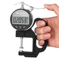 Digital Thickness Gauge 0.001mm/0.00005" | 0-25.4mm/1.0" Electronic Micrometer Thickness Meter with LCD Display, Unit Conversion, Storage Case, Extra Battery