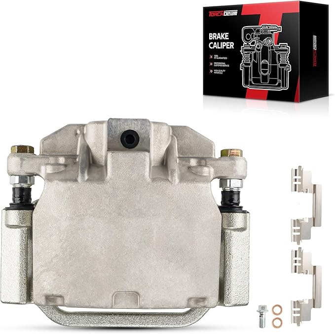 Torchbeam Rear Brake Caliper Left for Chevrolet Silverado 1500 2007-2018, GMC Sierra 1500 2007-2018, Chevrolet Tahoe 2007-2020, GMC Yukon 2007-2020, Rear Left Caliper Replace # 18B5030