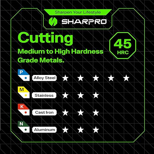Carbide Ball Nose End Mill 2 Flute 4mm SHK. 1mm Cutting Dia. 3D Carving, High-Speed and Deep Cutting, AlCrN Coated, Apply for Alloy Steel, Stainless Steel and Various Cast Iron.