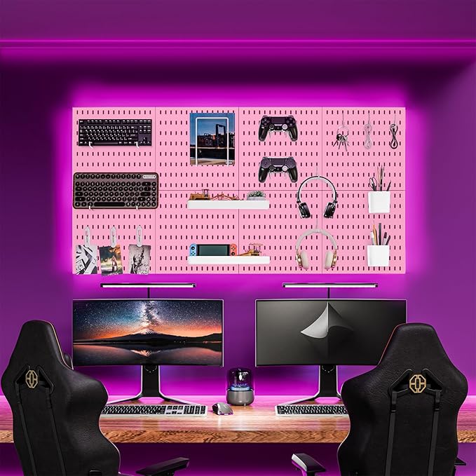22"x44" Plastic Pegboard Panels Durable Modular Organizer Boards for Wall Storage, Garage, Workshop & Craft Room – Lightweight & Easy to Install