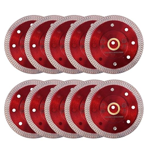 GoYonder 4 Inch Super Thin Diamond Tile Saw Blade for Angle Grinder, Dry Wet Cutting of Ceramic Tile, Concrete, Granite