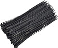 URBEST 100 Pcs Self Locking Wire Cable Zip, Tie Fasten Wrap 6 Inch Nylon Zip Tie (100, Black)