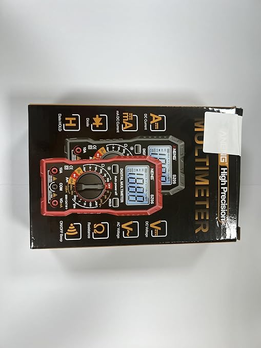 ANENG Digital Multimeter Tester Measures AC/DC Voltage,DC Current Ohm Amp Meter,Professional Multimetro Auto Voltmeter with Resistance, Diodes,Buzzer Handhold Electrial Tools