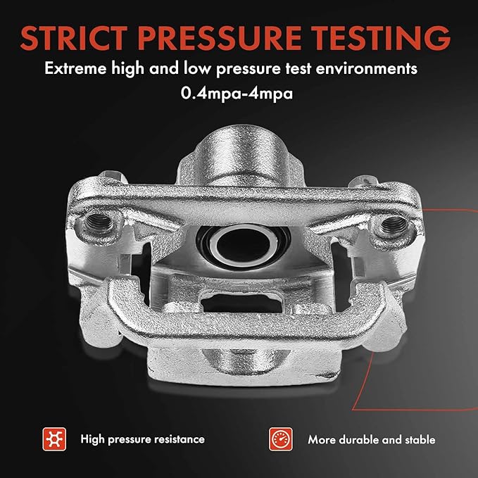 A-Premium Disc Brake Caliper Assembly with Bracket Compatible with Select Ford and Lincoln Models - Explorer 2011-2019, Taurus 2013-2019, Flex/MKT 2010-2014 - Rear Driver and Passenger, 2-PC Set