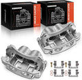 A-Premium Disc Brake Caliper Assembly with Bracket Compatible with Select Chevy, Pontiac and Saturn Models - Equinox 2005-2006, Torrent 2006, Vue 2004-2007 - Front Driver and Passenger Side, 2-PC Set