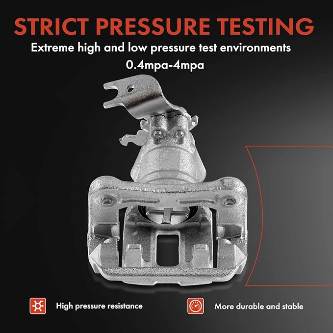 A-Premium Disc Brake Caliper Assembly with Bracket Compatible with Select Ford Models - Transit-150/Transit-250/Transit-350/Transit-350 HD 2015 2016 2017 2018 2019 - Rear Right Passenger Side