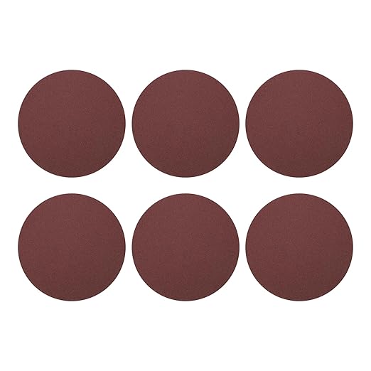 HARFINGTON 12 Pcs 9 Inch Sanding Disc 80 Grit Hook and Loop Sandpaper Random Orbital Sander Pads for Woodworking Automotive Metal Polishing