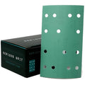 3" x 5" (80mm x 133mm) 14-Hole 800 Grit Sanding Sheets - Fits Festool RTS 400 & Mirka Deos 353 - Heavy-Duty Hook & Loop Film Abrasives - Sandpaper for Sheet Sanders - 50 Pack Box