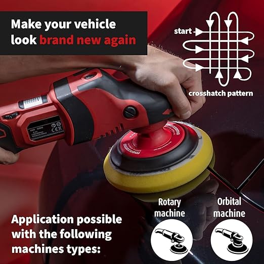menzerna One-Step Polish 3in1 I Medium Cut Polish with High Gloss Finish & Seal in One I Buffing & Polishing Compound for Car Maintenance I Swirls, Holograms & Scratches I Car Body Repair I 16 fl oz.