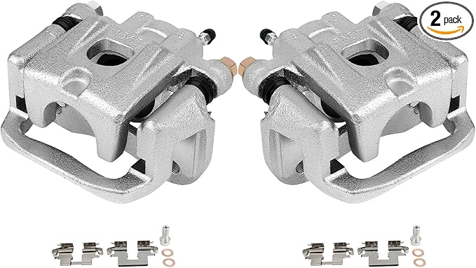 SCITOO 19B2905 19B2904 Disc Brake Calipers Assembly with Bracket Fit For Toyota For Highlander 2004 2005 2006 2007