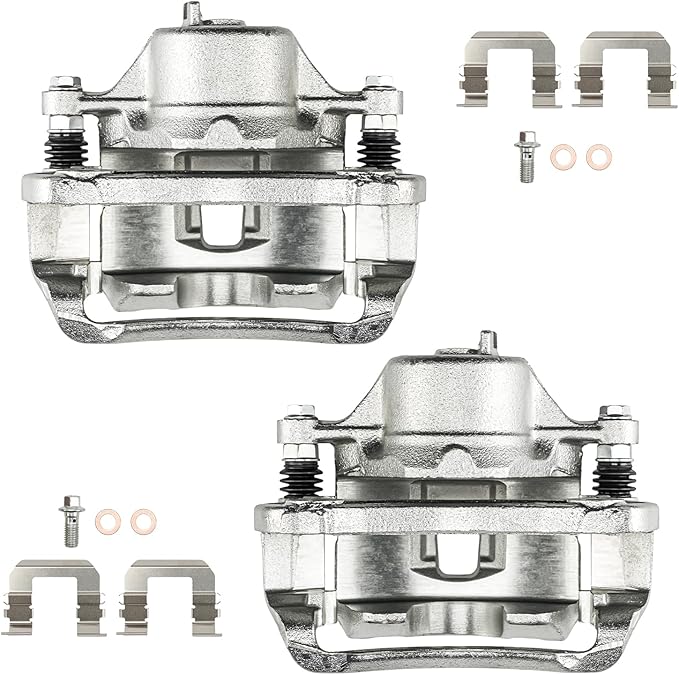 Torchbeam Front Brake Calipers Set for Kia 2010-2013 Soul, Hyundai 2006-2010 Sonata 2.4L, Hyundai 2009-2010 Elantra 2.0L, Front Left and Front Right Calipers Replace # 19B2998+19B2999