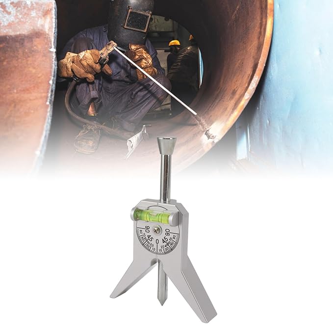 Pipe Center Finder,Pipefitter Tools w/Magnetic Centering Head,Measure Pipe Diameter,Accurate Location Aluminum Pipe Marker Centering Tool for Pipe Measurement