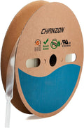 Chanzon 2:1 Ratio Clear/Transparent Polyolefin Heat Shrink Tubing - 5/8" (16mm) Diameter, 80Ft Roll for Wire and Cable Insulation 1pcs