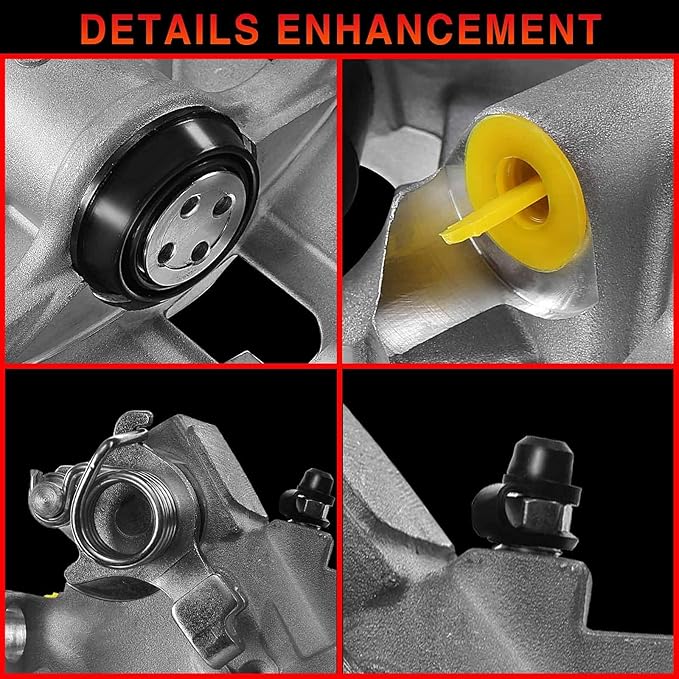 A-Premium Disc Brake Caliper Assembly without Bracket Compatible with Select Mini Models - CCooper 2003(From 04/2003), Cooper 2004-2006, Cooper (Convertible) 2008 - Rear Right Passenger Side