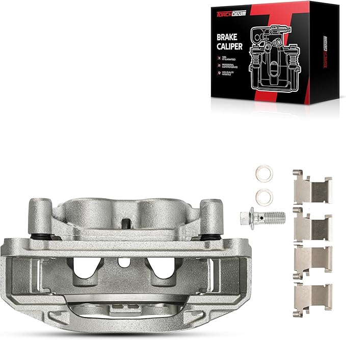 Torchbeam Front Brake Caliper Right for Chevrolet 2011-2019 Silverado 2500 HD, GMC 2011-2019 Sierra 2500 HD, Chevrolet 2011-2019 Silverado 3500 HD, Front Right Caliper Replace # 18B5302