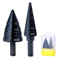 M2 HSS Step Drill Bit Kit, Heavy Duty Unibit 7/8" & 1-3/8" Set for Cutting Stainless Steel, Metal, Wood & Plastic
